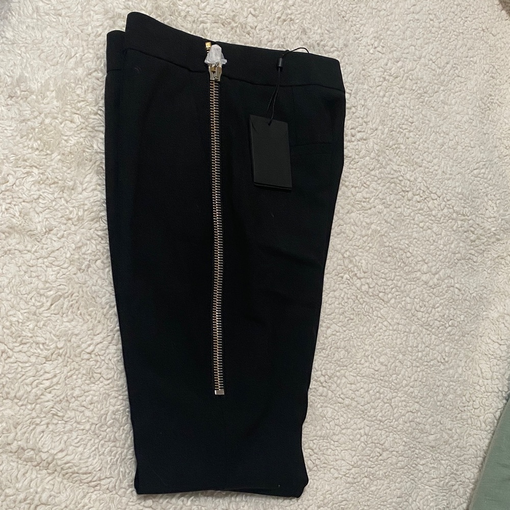 Alexander Wang Black Men's Pants with Gold Zipper - new with tag